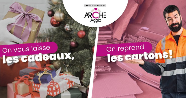 On vous laisse les cadeaux, on reprend les cartons !