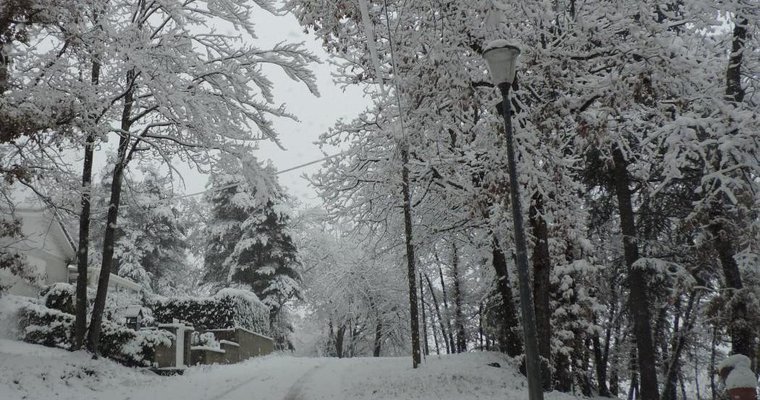 La neige a fait son arrivée sur le site !