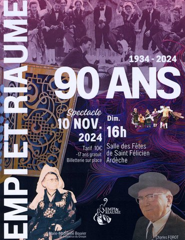 Spectacle pour les 90 ans d'Empi et Riaume !