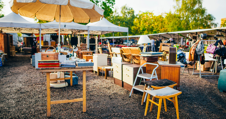 Brocante sur les quais du Rhône_Tain-l'Hermitage