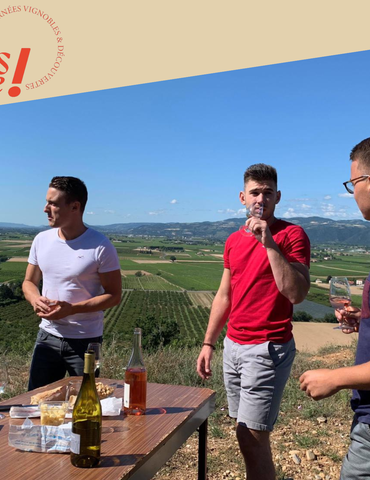 Brasero dans les vignes du Domaine Pradelle