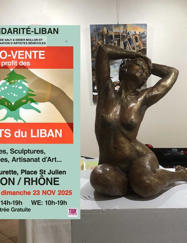 Expo Vente Caritative Art Solidarité Liban