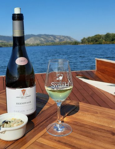 Apéro sur l'eau "Vin & Fromage" au fil du Rhône