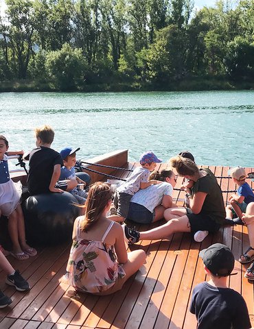 Croisière familiale "les moussaillons" à Tournon sur Rhône avec Les Canotiers