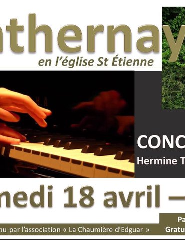 Concert de piano à l'église de Bathernay