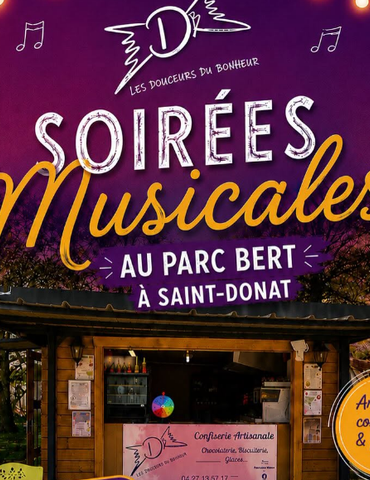 Soirées musicales - Le kiosque des Douceurs du Bonheur