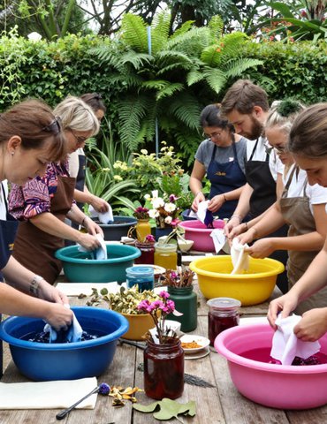 Ateliers de teinture végétale