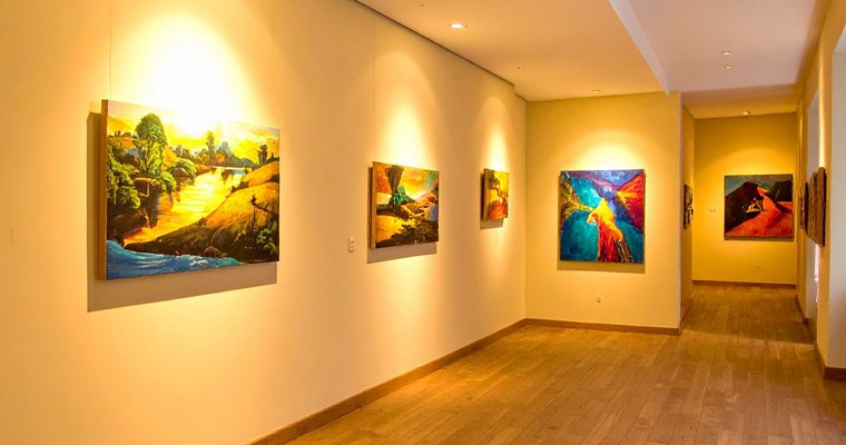 Exposition de peinture au Point Commun