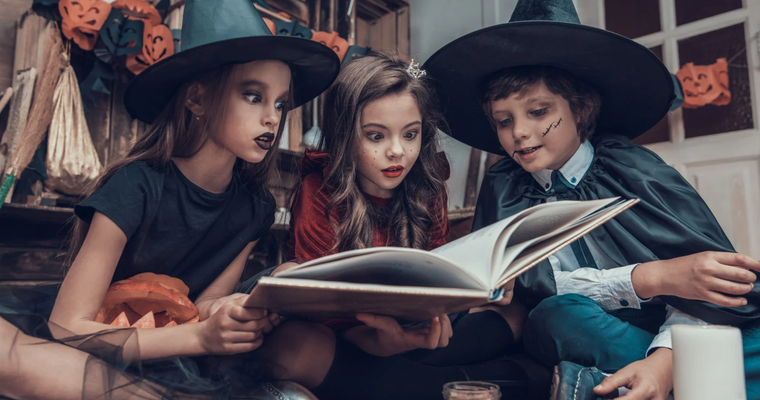 Conte d'Halloween à la bibliothèque de Lemps