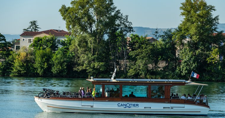 Sunset tour - Apéro sur l'eau avec Les Canotiers_Tournon-sur-Rhône