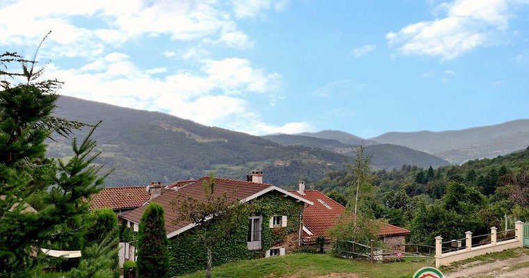 Vue sur le gîte Philippon