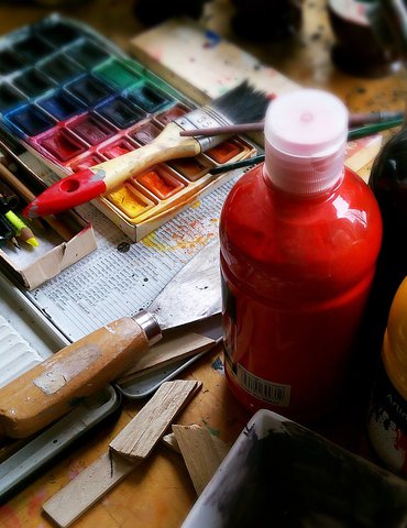 Ateliers d'effets et matières - Peinture et patine avec Carine