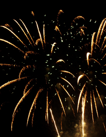 Feu d'artifice à Saint Victor